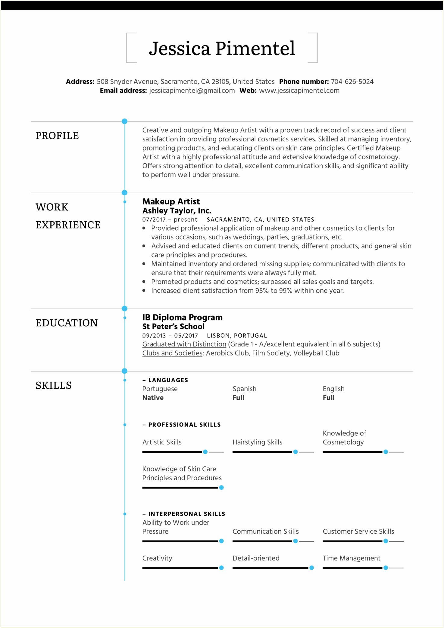 Skills To Put On A Hairstylist Resume