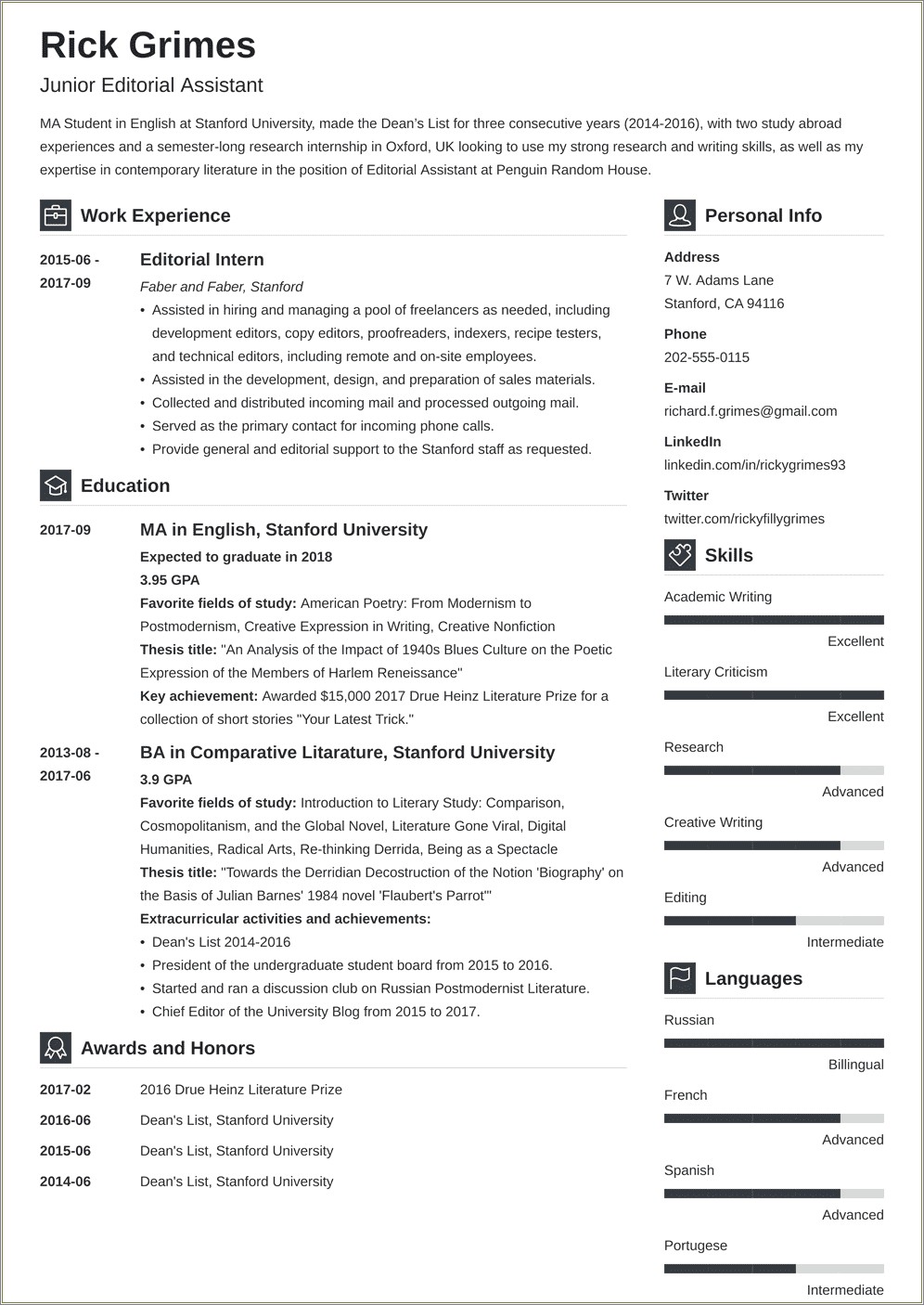 Skills To Put On A Resume Entry Level