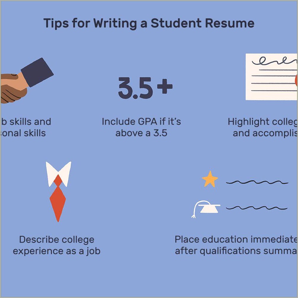 Skills To Put On College School Resume