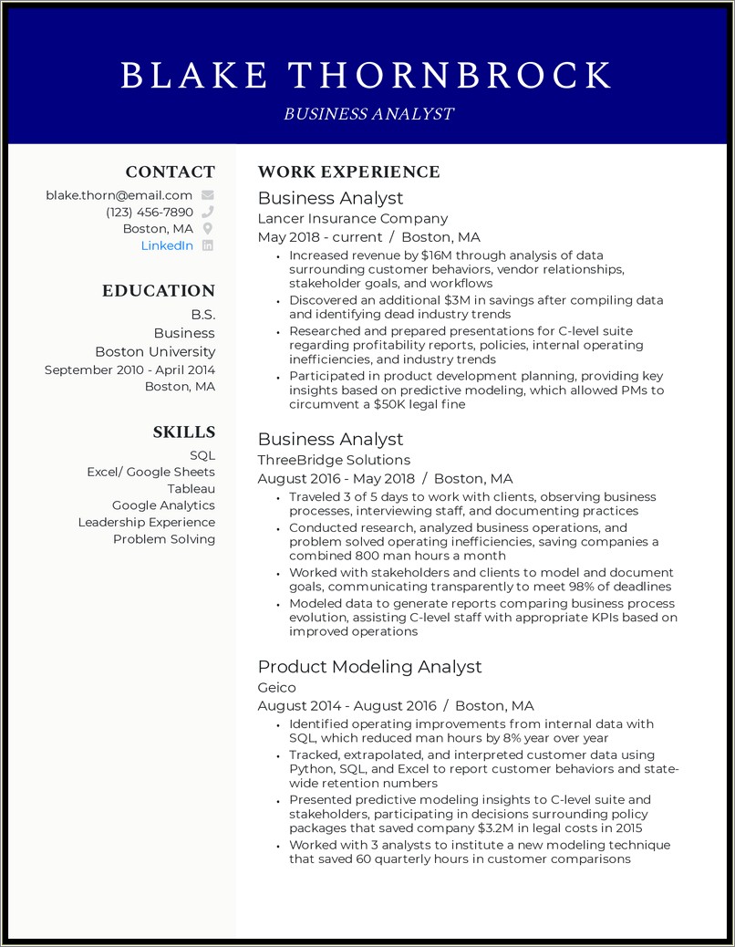 Skills To Put On Policy Resume