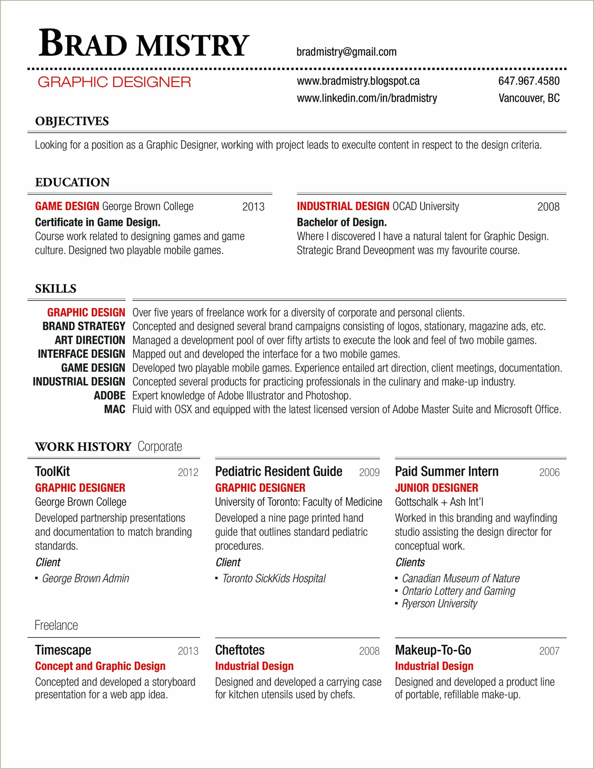 Skills To Put On Resume For Designers