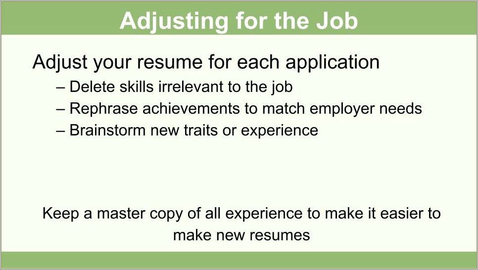 Skills To Put On Resume For Teenager