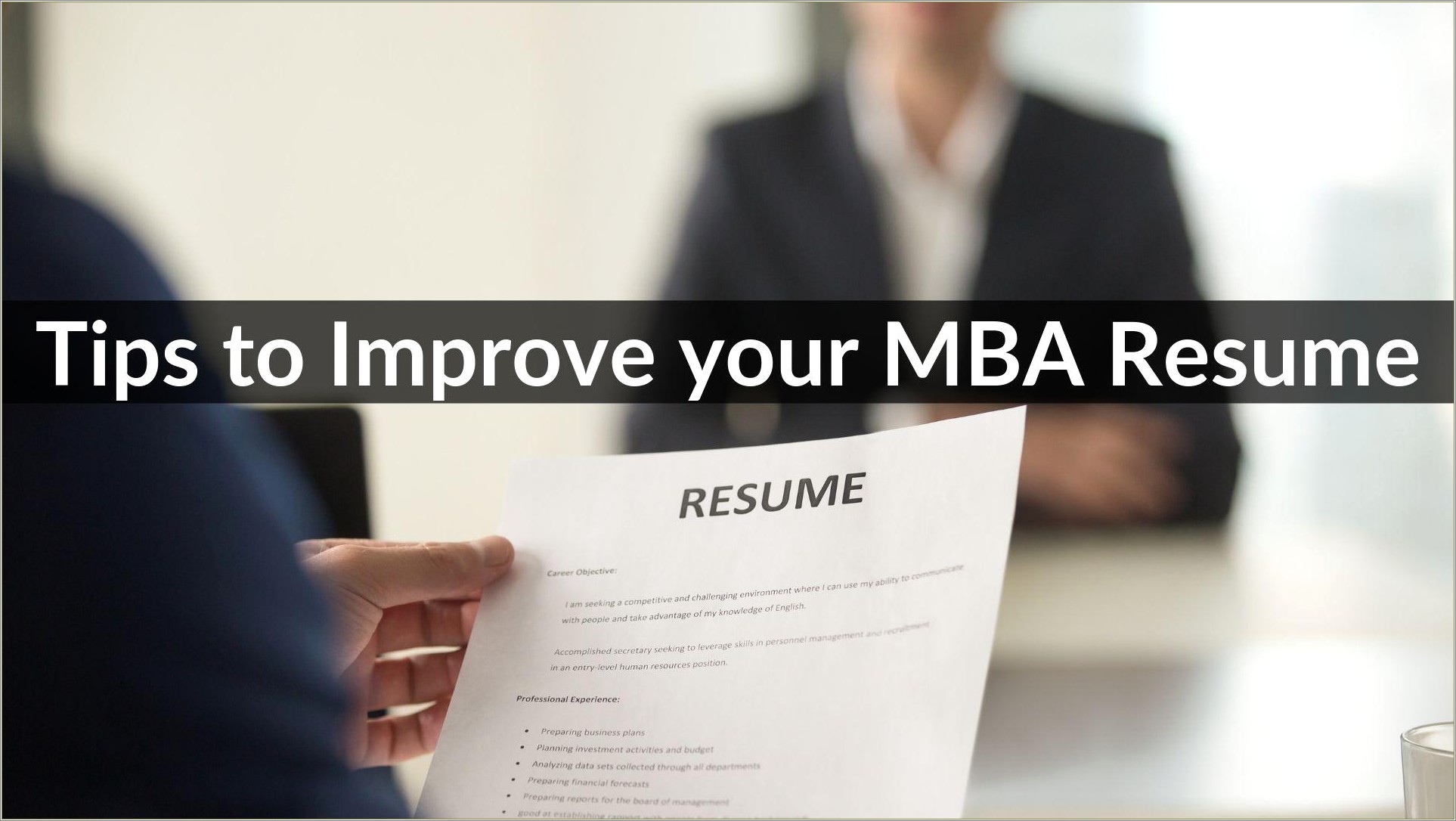 Skills To Put On Resume Mba Graduate