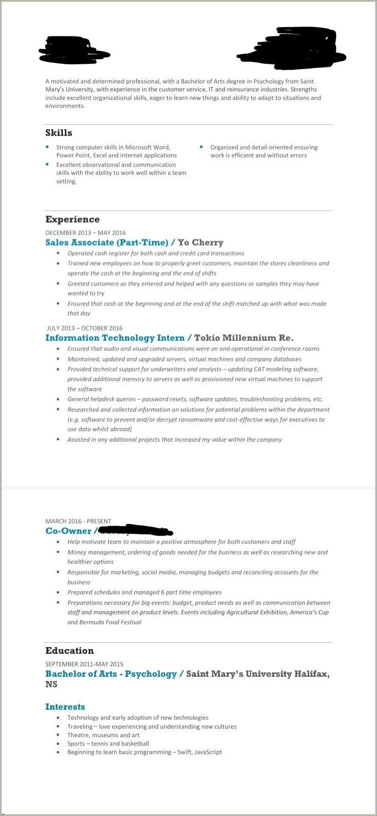 Skills To Write On A Resume Reddit