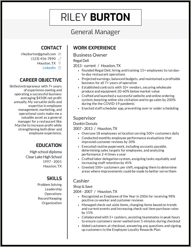 Smallest Font Size To Put On Resume