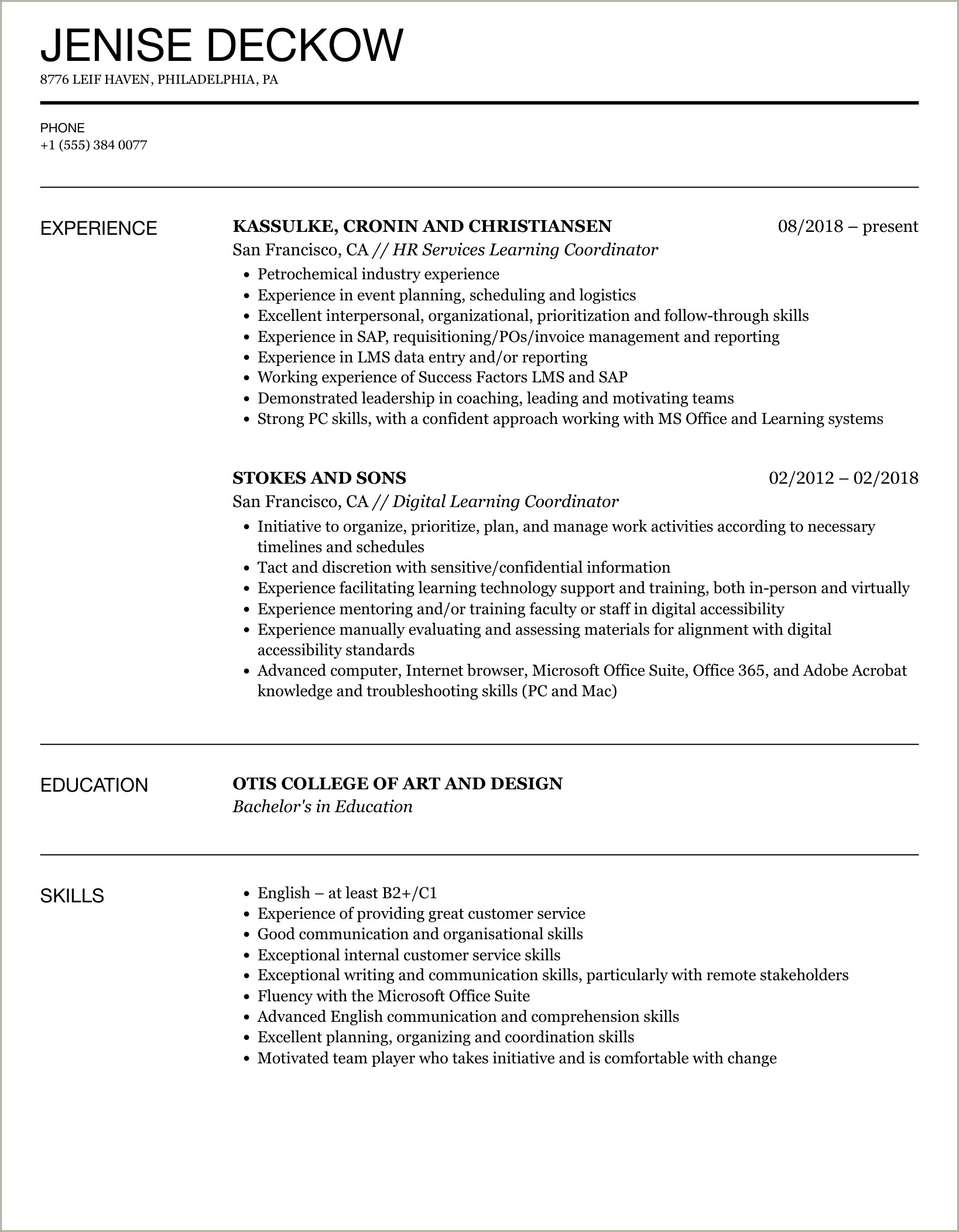 Social Emotional Learning Coordinator 6 12 Resume Examples