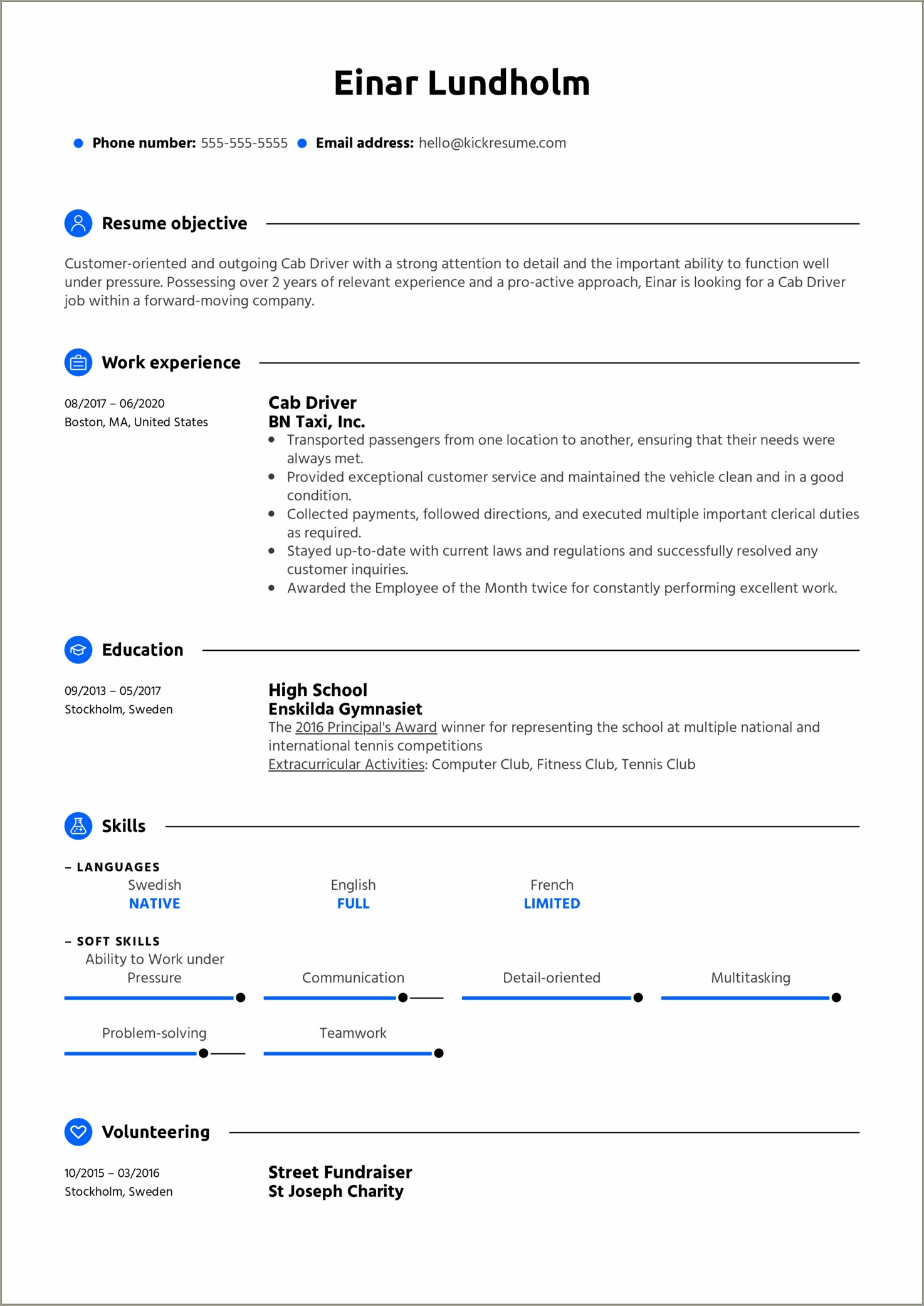 Soft Skills For Customer Service Resume