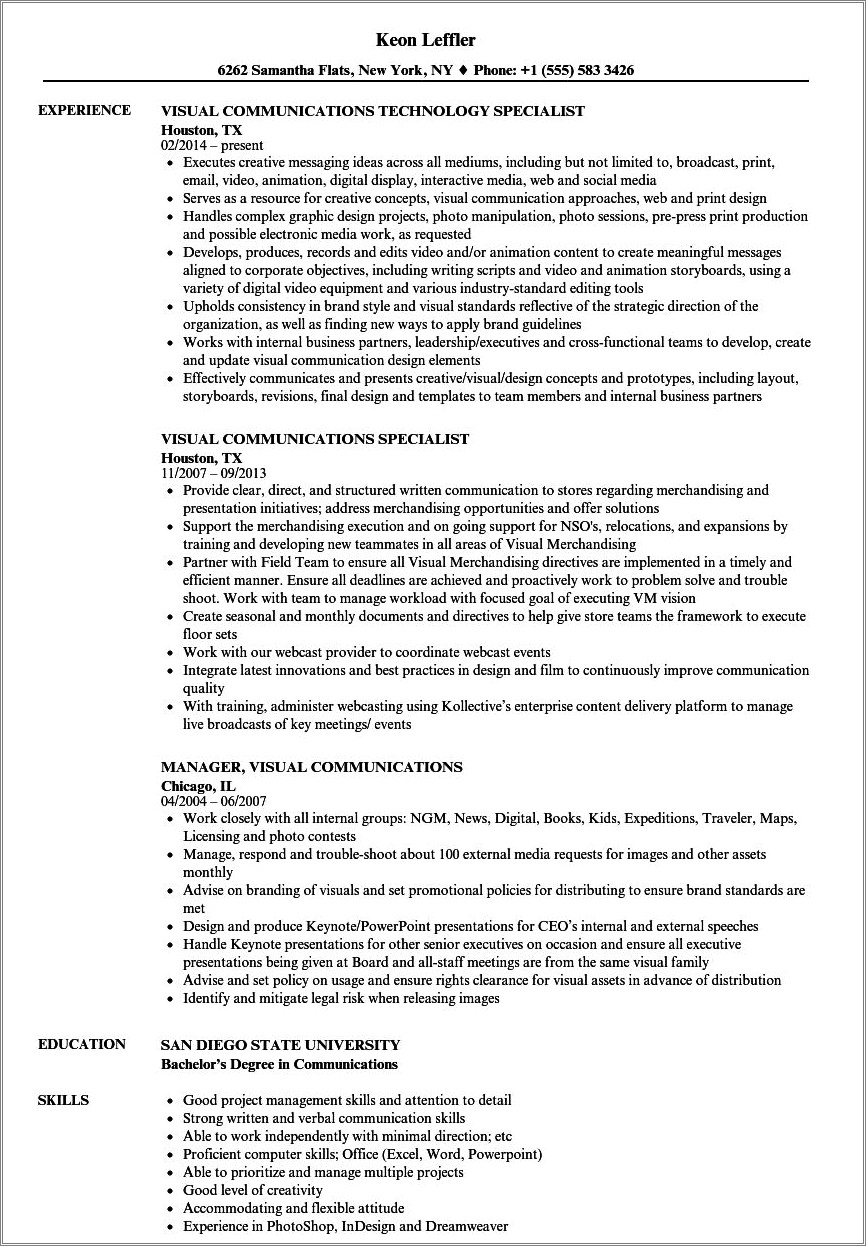 Soft Skills On A Resume Example