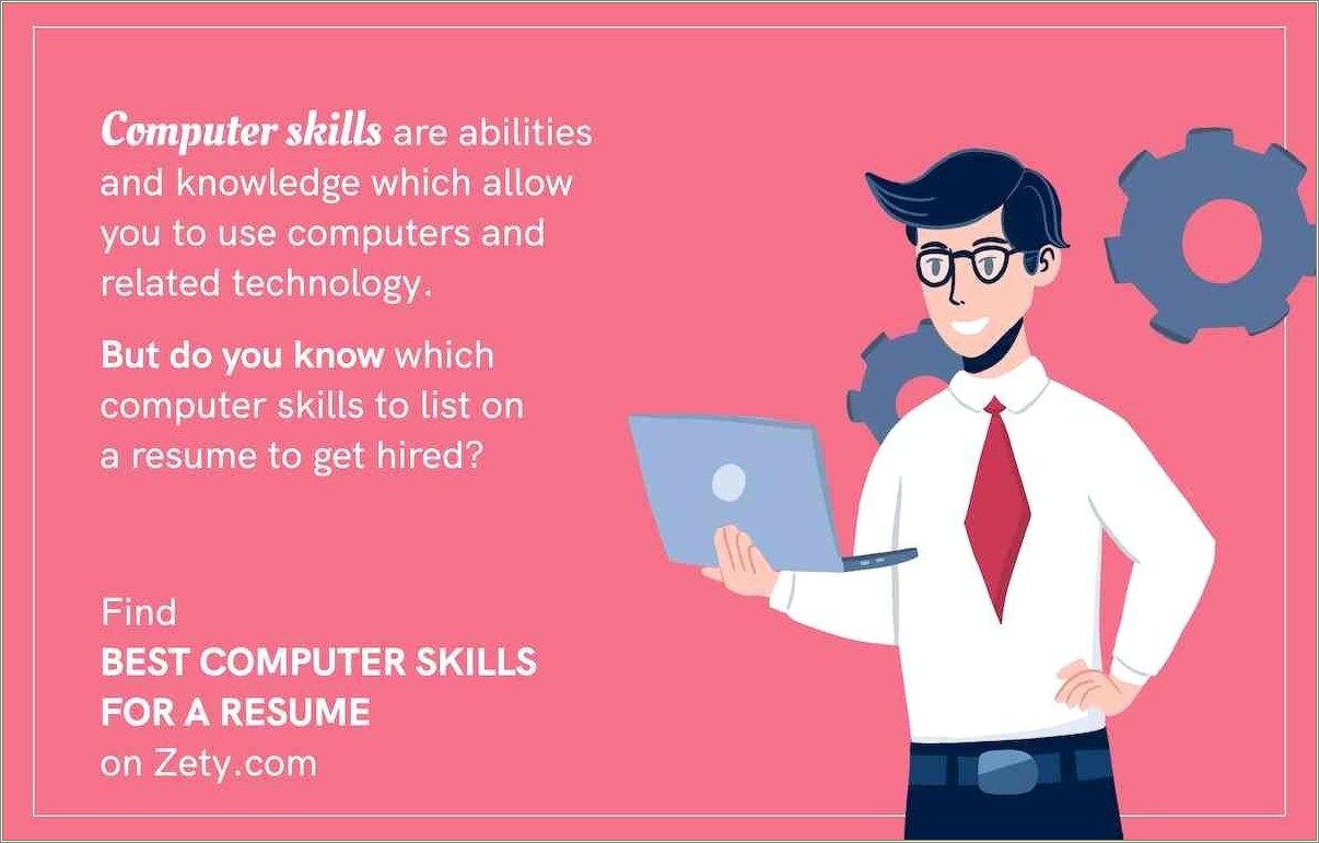 Software And Hardware Skills For Resume