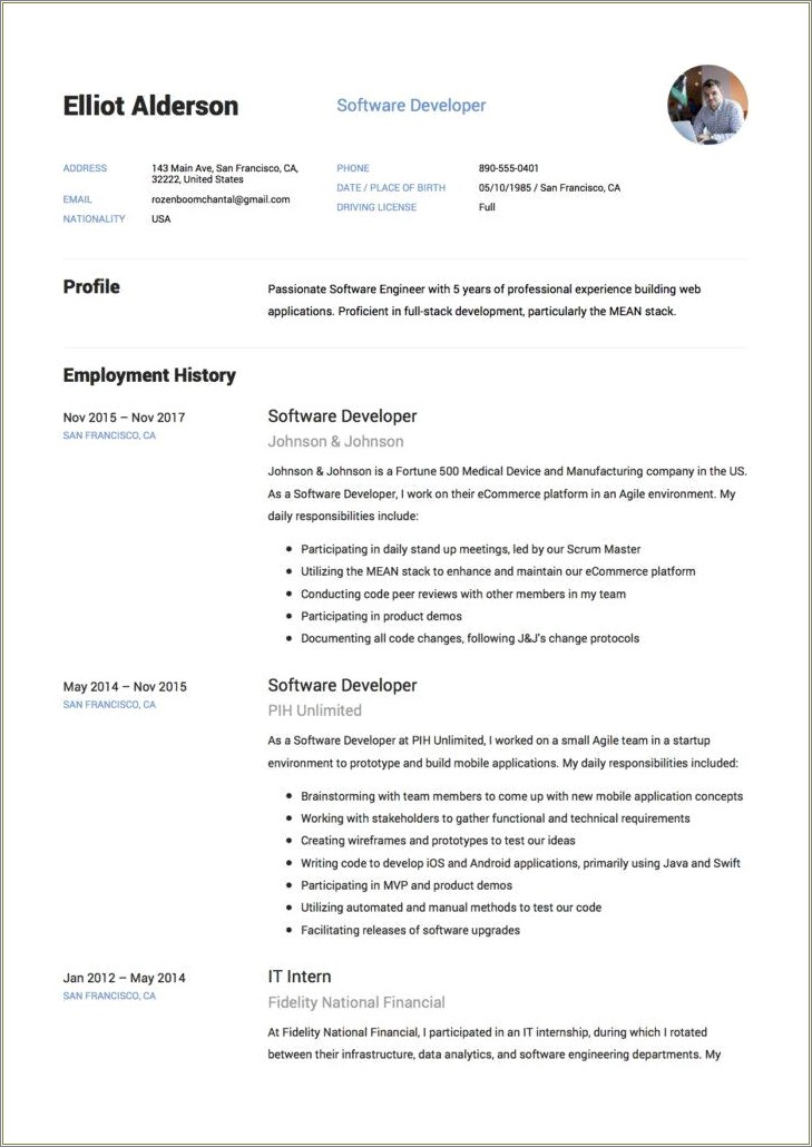 Software Engineer Resume Action Words For Technology