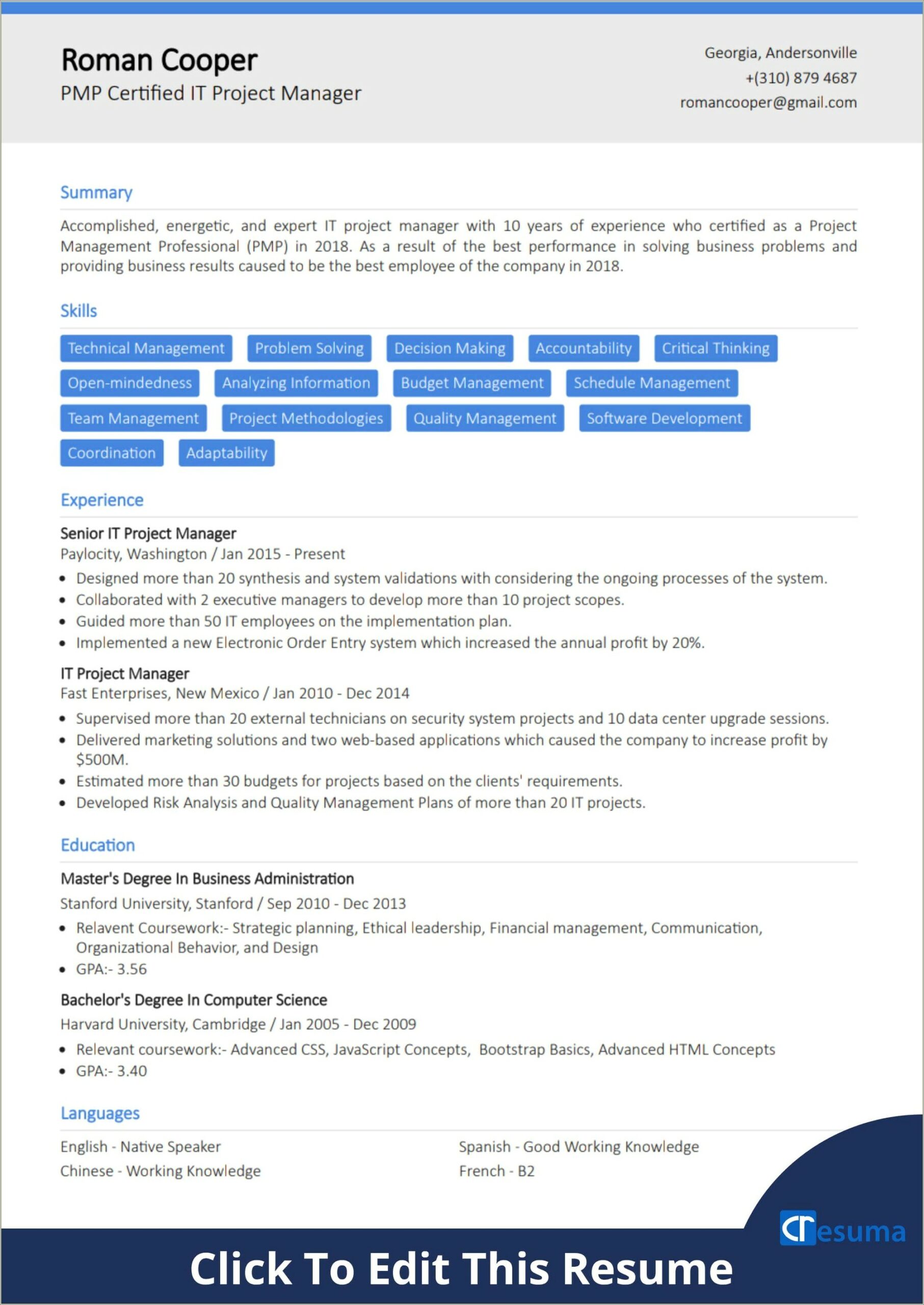 Software Engineering Manager Resume Example Agile Sdlc