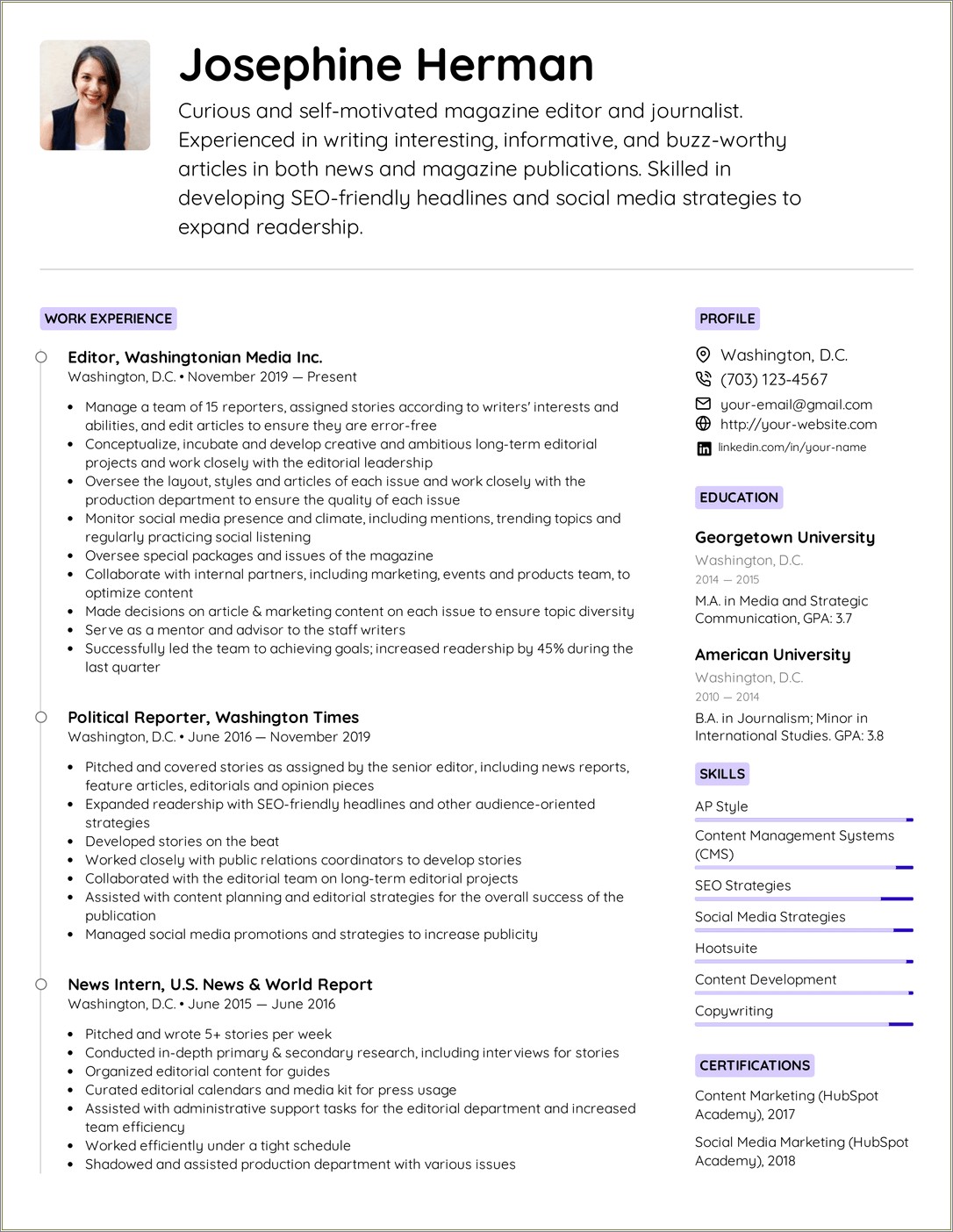 Software Marketing Manager Functional Resume Sample