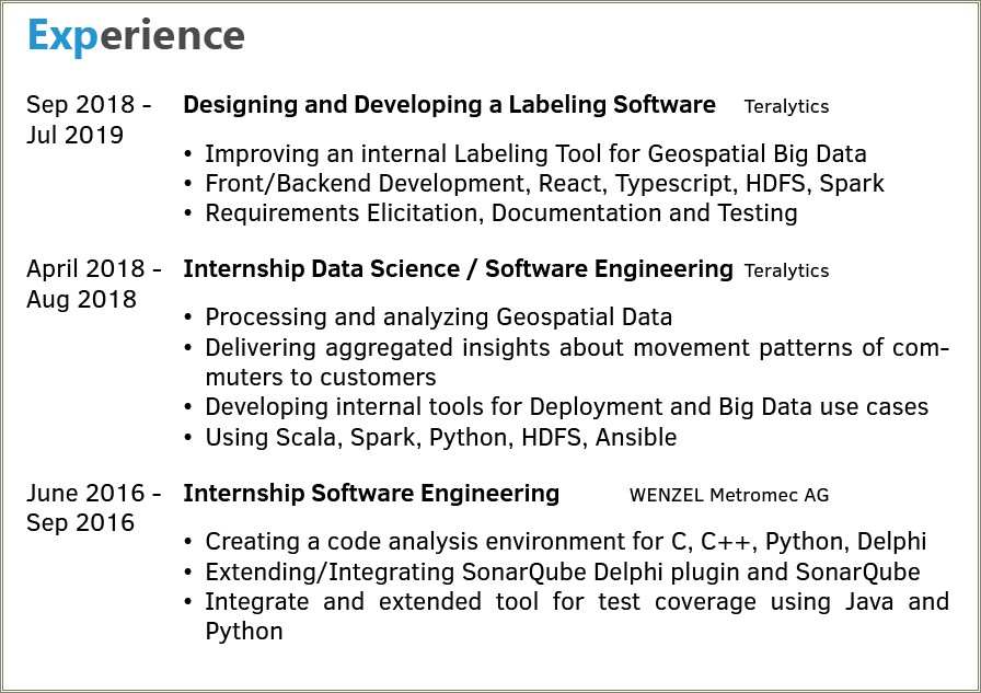 Software Testing Resume Samples For 3 Years Experience