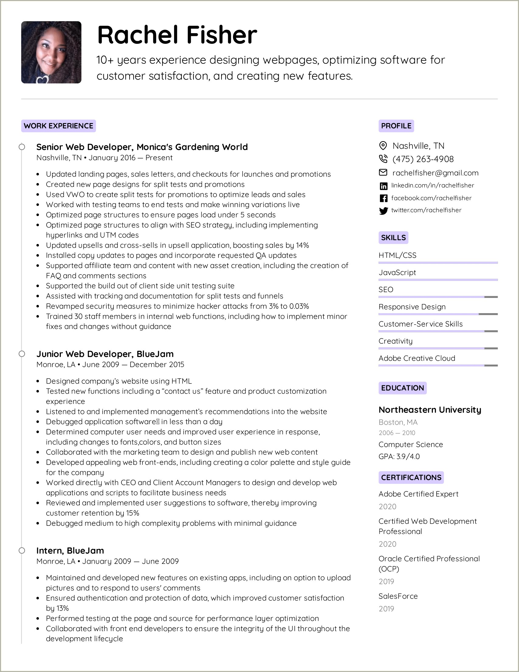 Software Types To Put On Resume