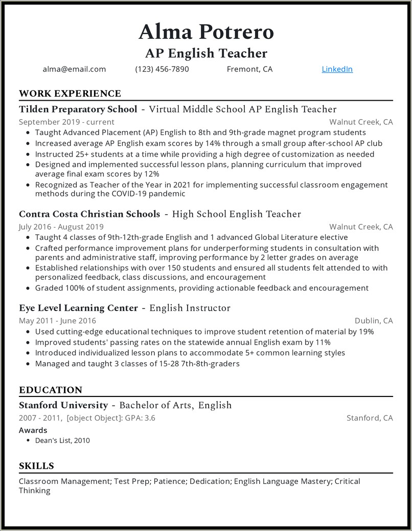 Spark Chart Resume And Cover Letter