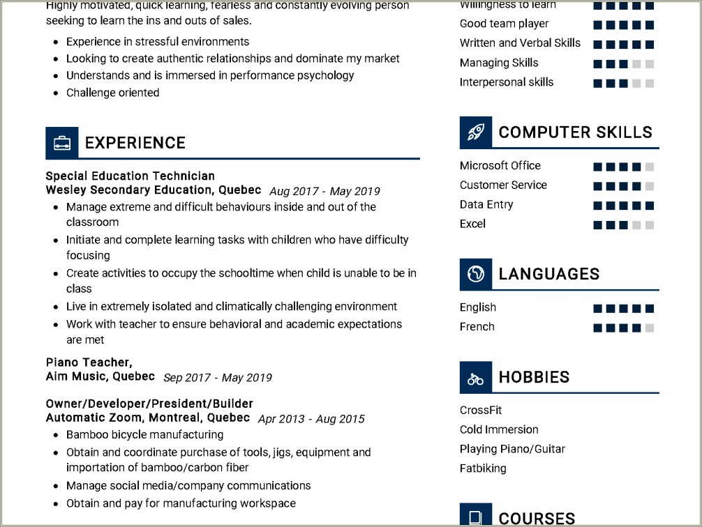 Special Ed Teacher Job Description Resume