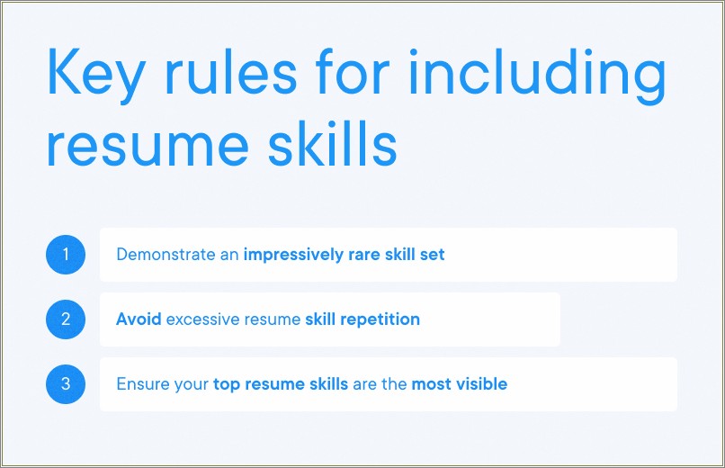 Special Skills To Add To A Resume