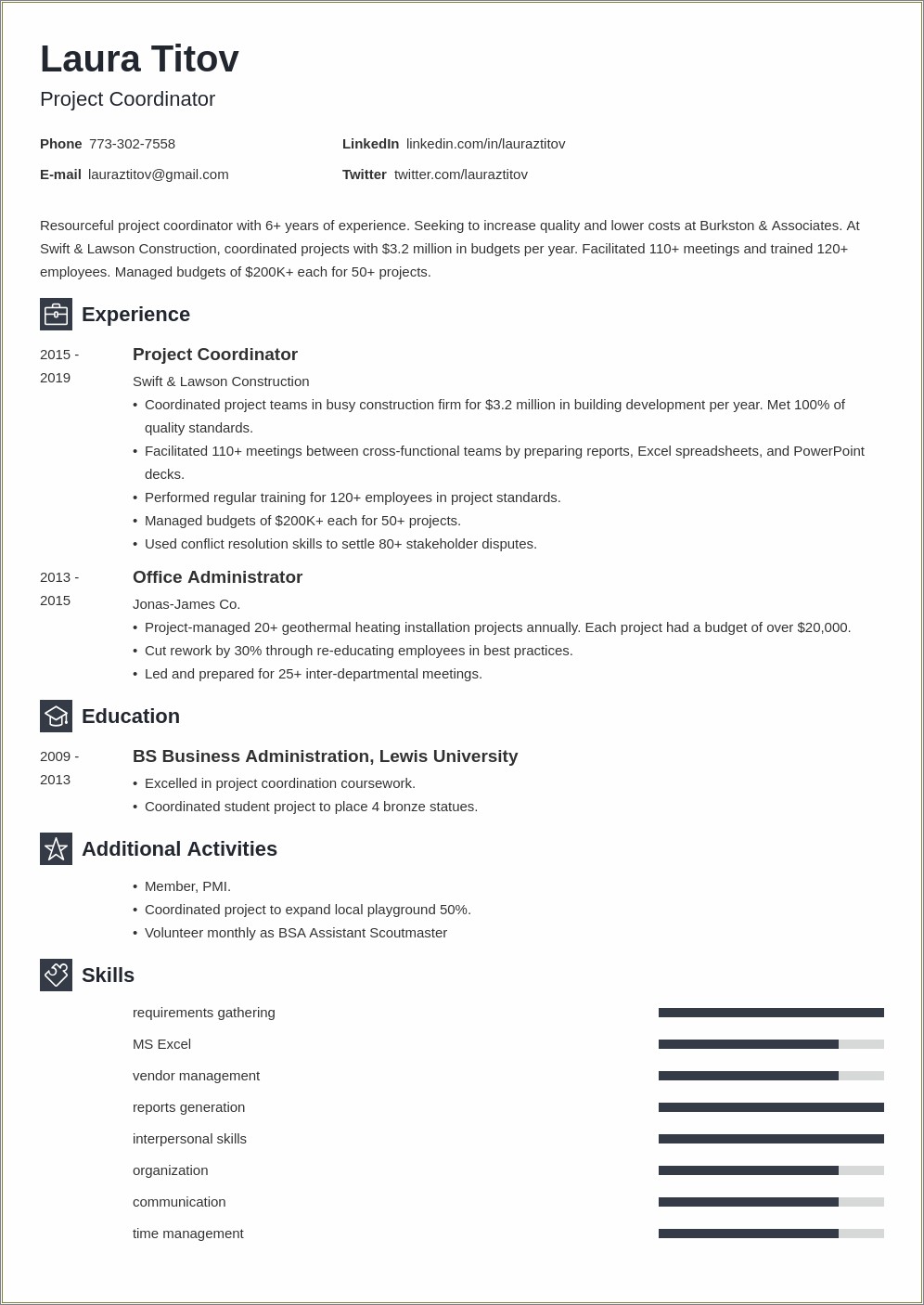 Staffing Scheduling Coordinator Resume Examples Jobs