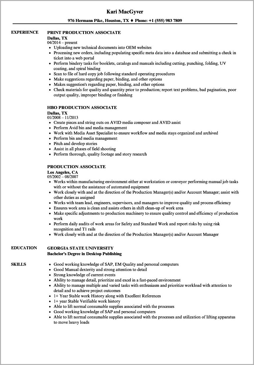 Staples Sales Associate Job Description Resume