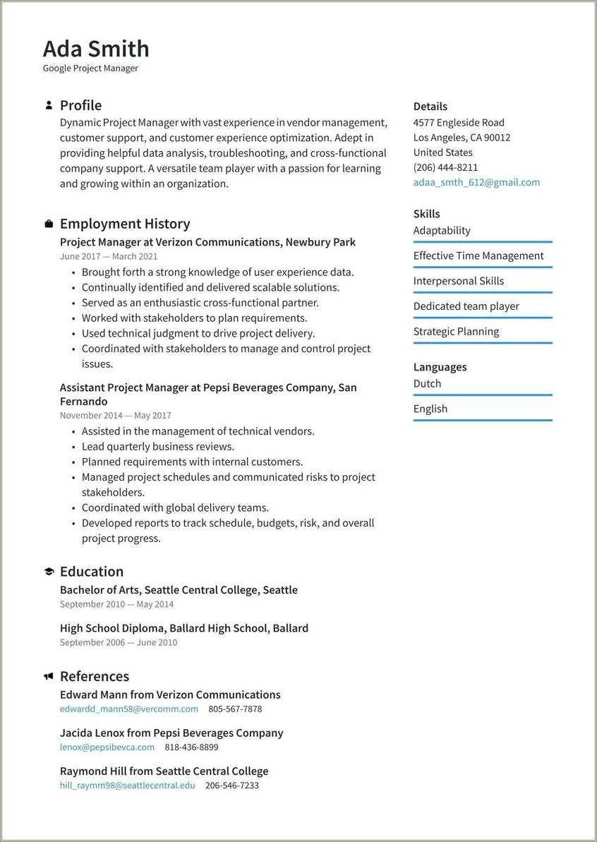 Stating Techskills On A Resume Examples