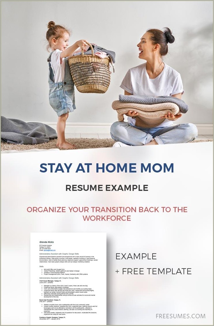 Stay At Home Mom Resume Job Title