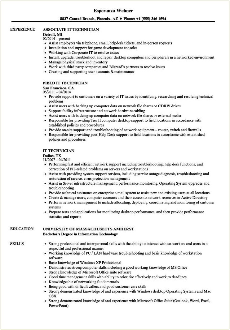 Stock Person Job Description For Resume