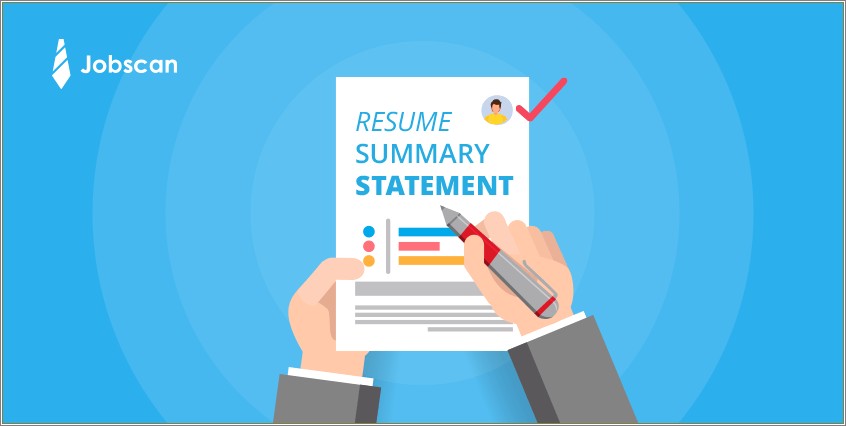 Strong Management Summary On A Resume