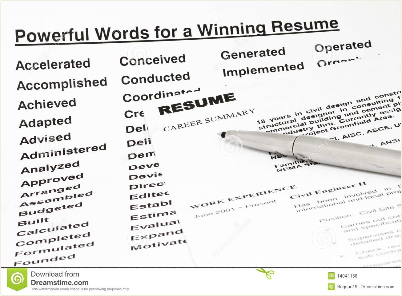 Strong Words To Describe Yourself On A Resume