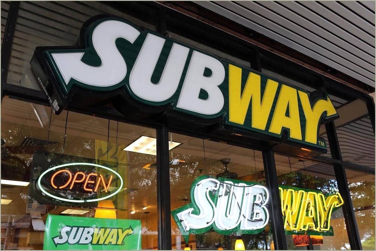 Subway Sandwich Artist Job Description For Resume