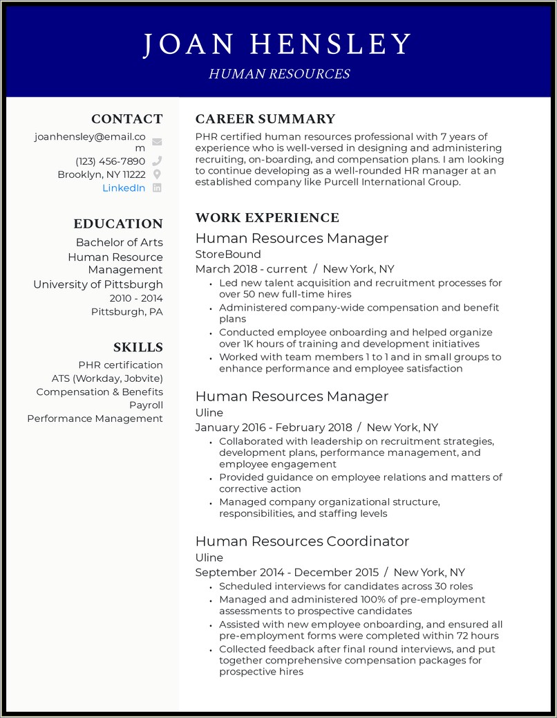 Summary Examples For Manager And Payroll Resumes