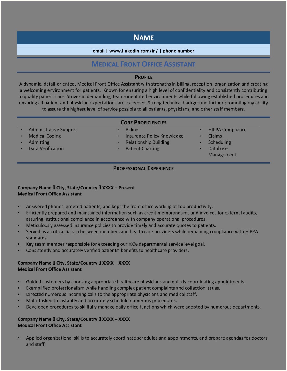 Summary For Office Support Assistants In A Resume