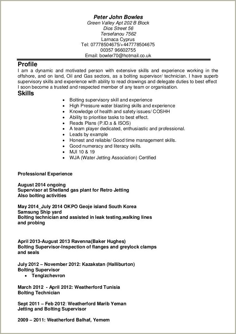 Summary Of Qualifications Entry Level Manager Resume