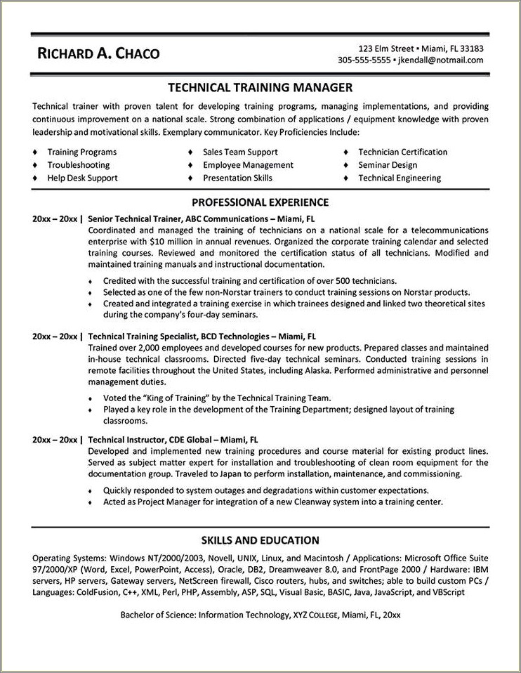 Summary Of Qualifications Resume For Personal Trainer