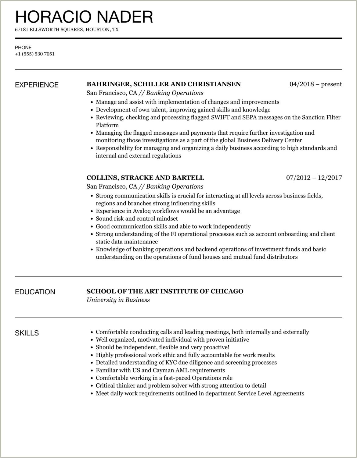 Summary Vs Skills Bank On Resume