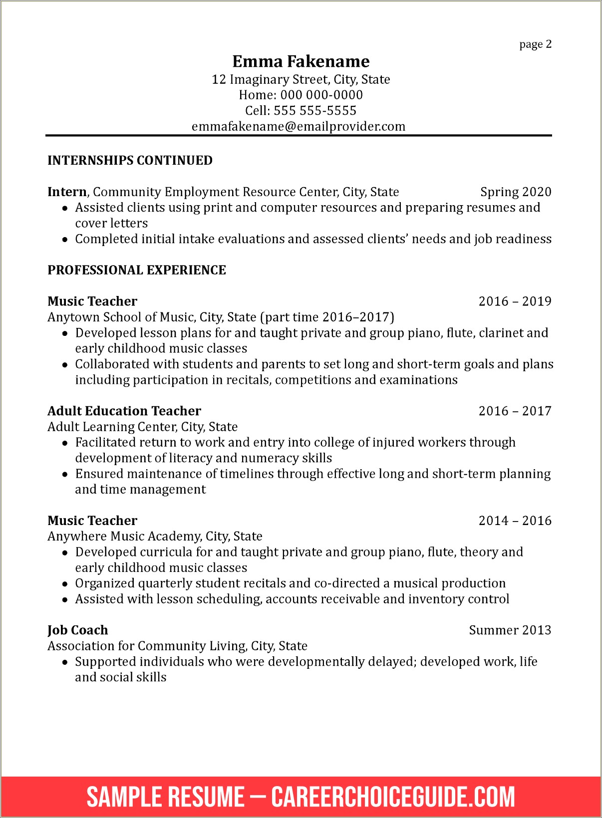 Susanireland.com Resume Summary To Change Industries