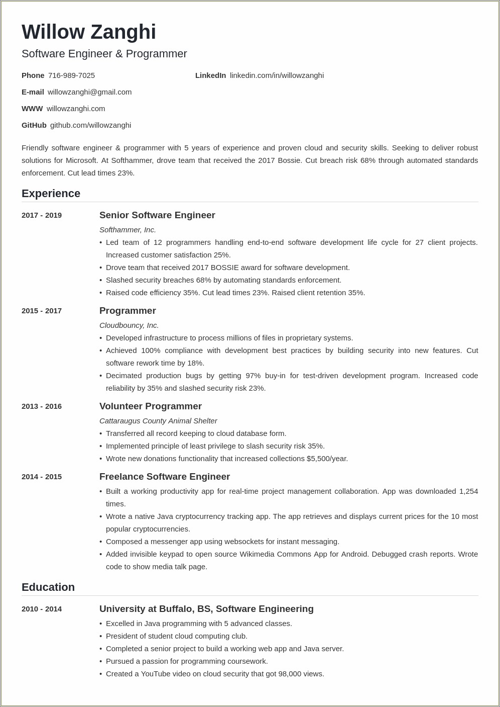 Tableau Developer Resume For 3 Years Experience