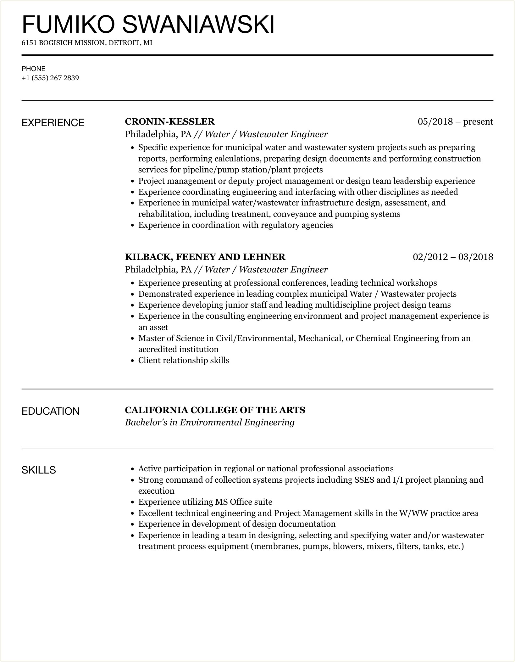 Tank Squad Leader Job Description Resume