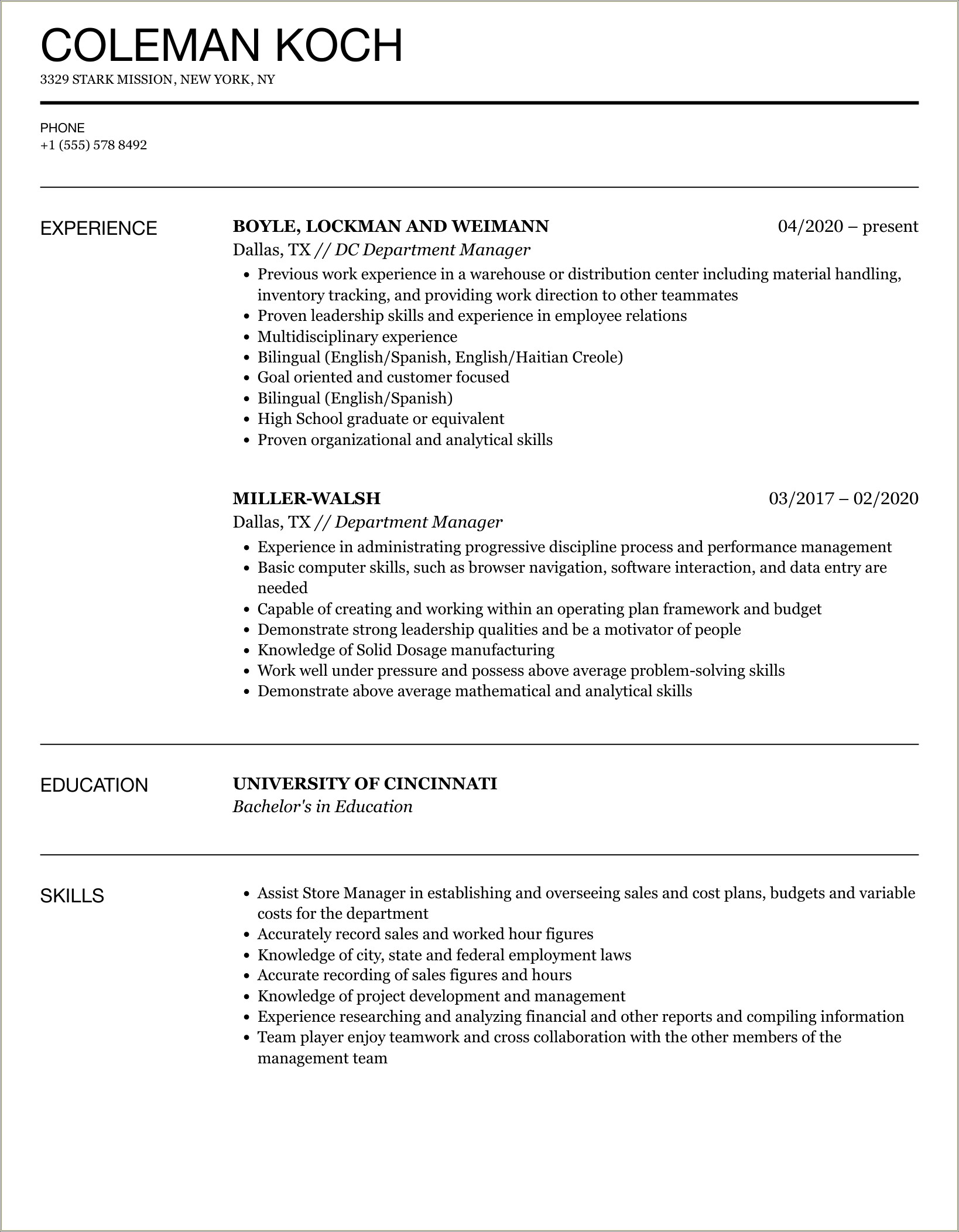 Target Softlines Team Member Job Description Resume