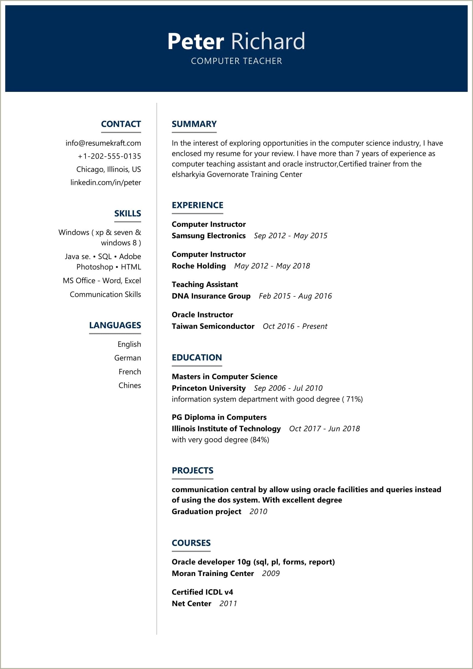 Tech Words To Use In Resume