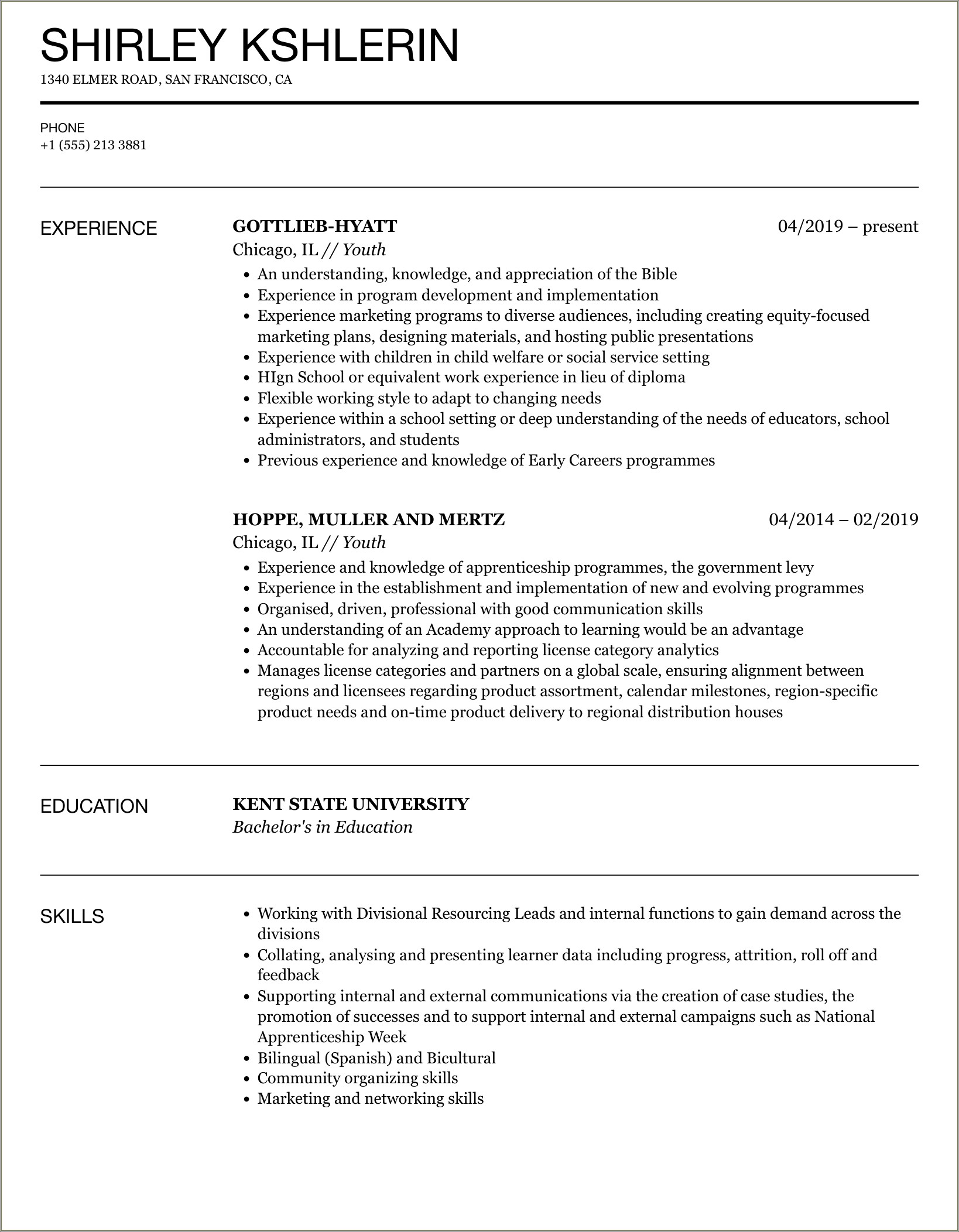 Template On Youth Little League Coach Resume