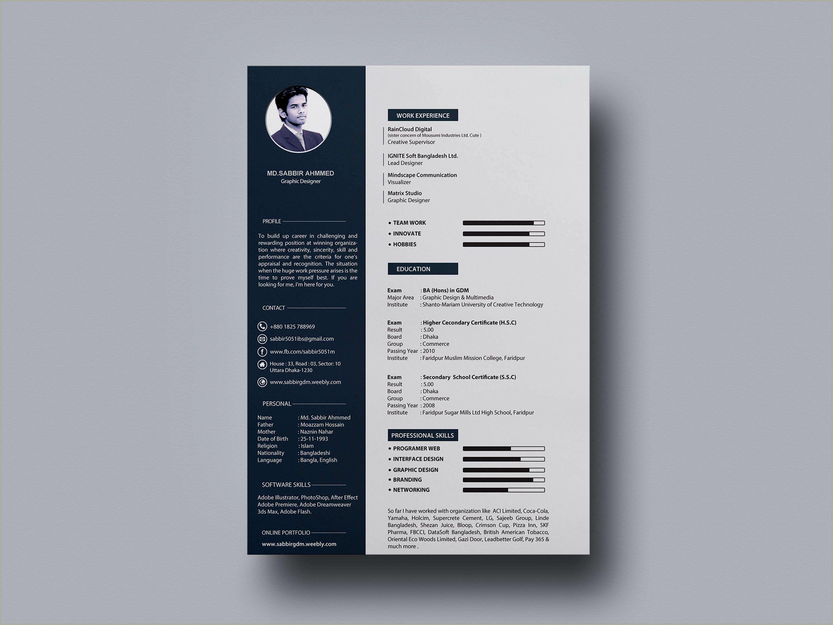 Temple Fox School Of Business Resume Template