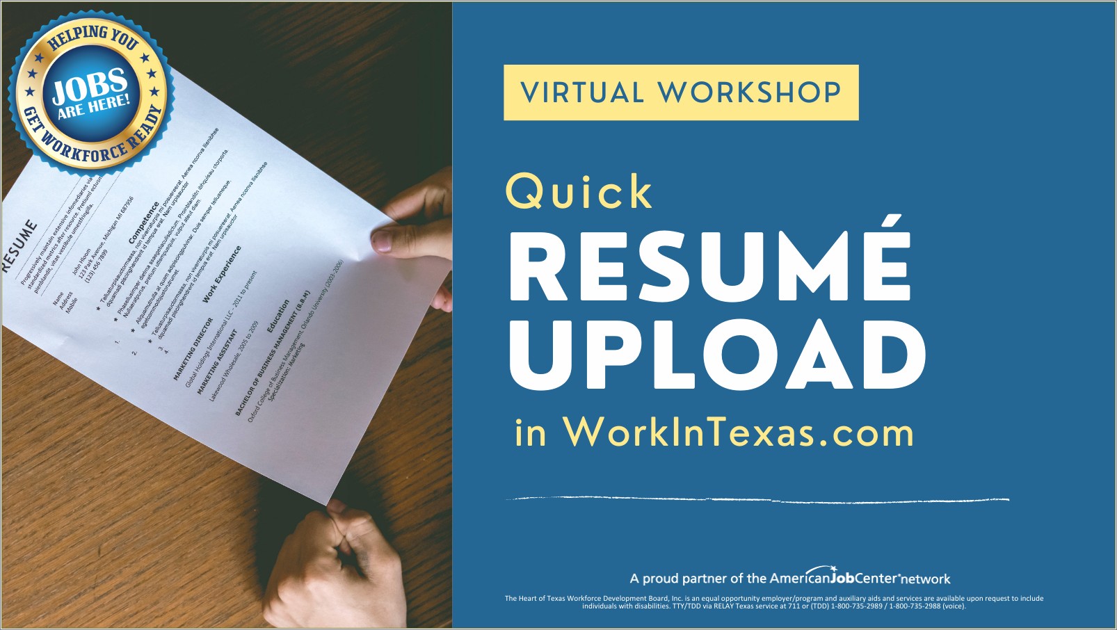 Texas Workforce Solutions Commission Twc Resume Format Template