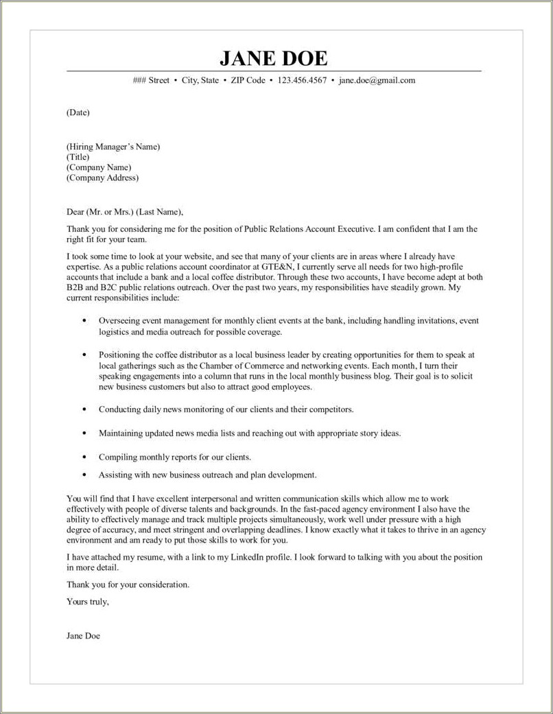 Thank You Letter For Networking Meeting With Resume