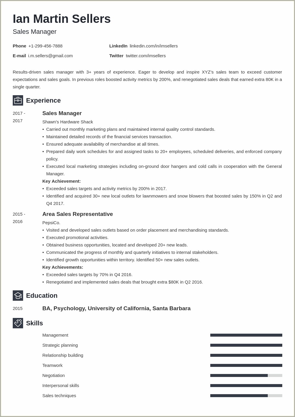 The Best Automotive Sales Manager Resume