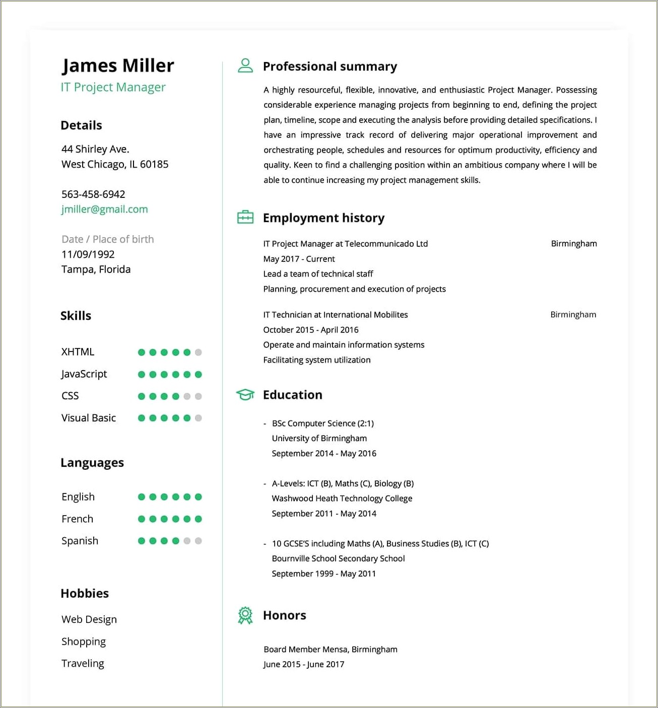 The Best Free Resume Makers Onlineresume Maker