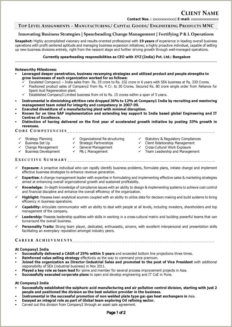 The Best Resume Format Free Download