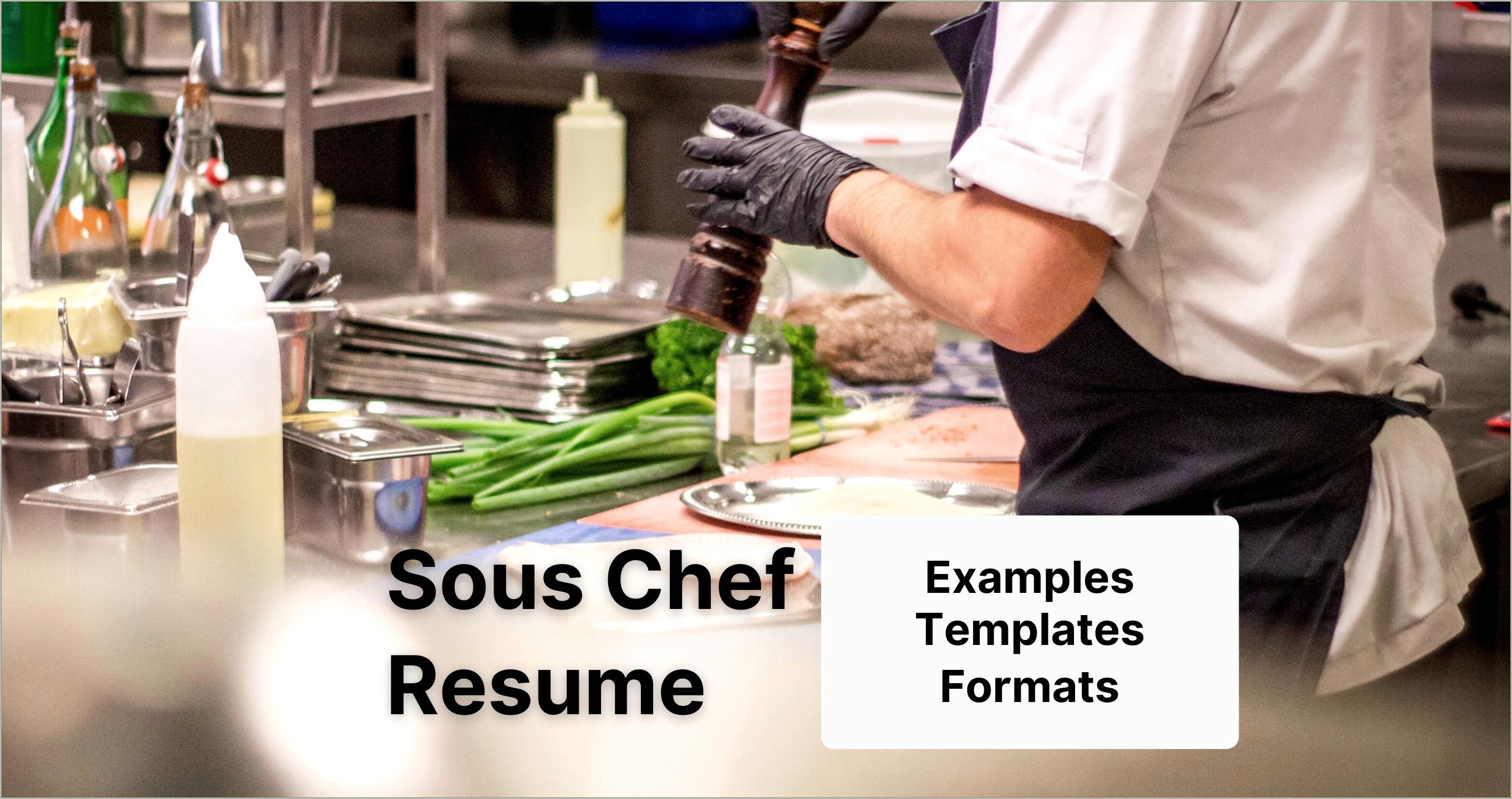 The Best Resume Sample Of Sous Chef