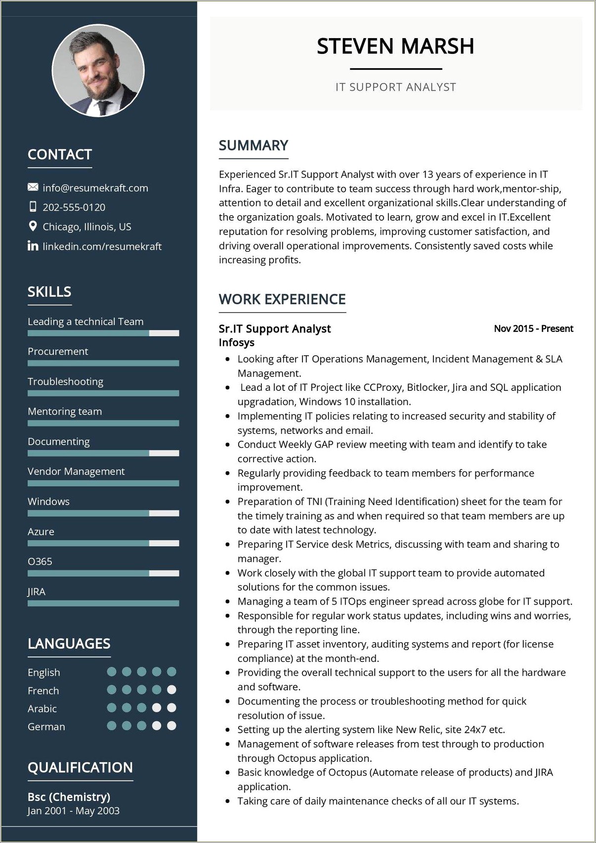 The Best Support Analyst Resume Examples