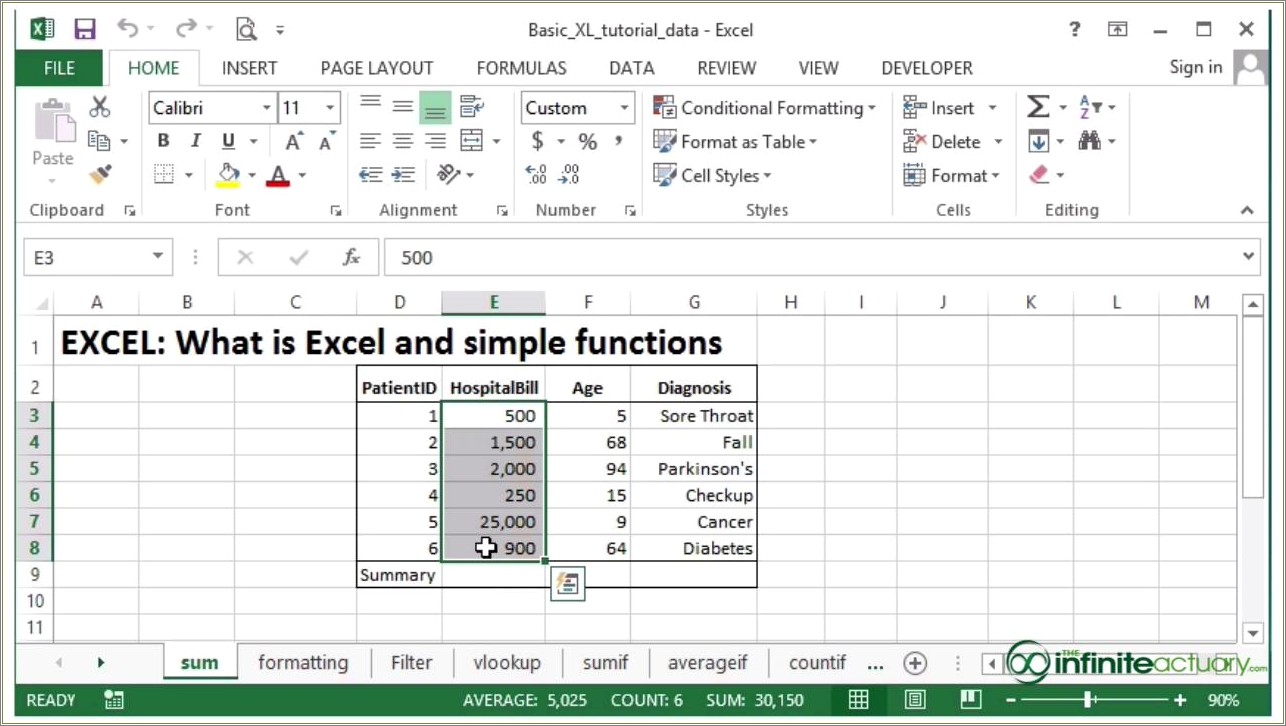 The Infinite Actuary Technical Skills Course Resume