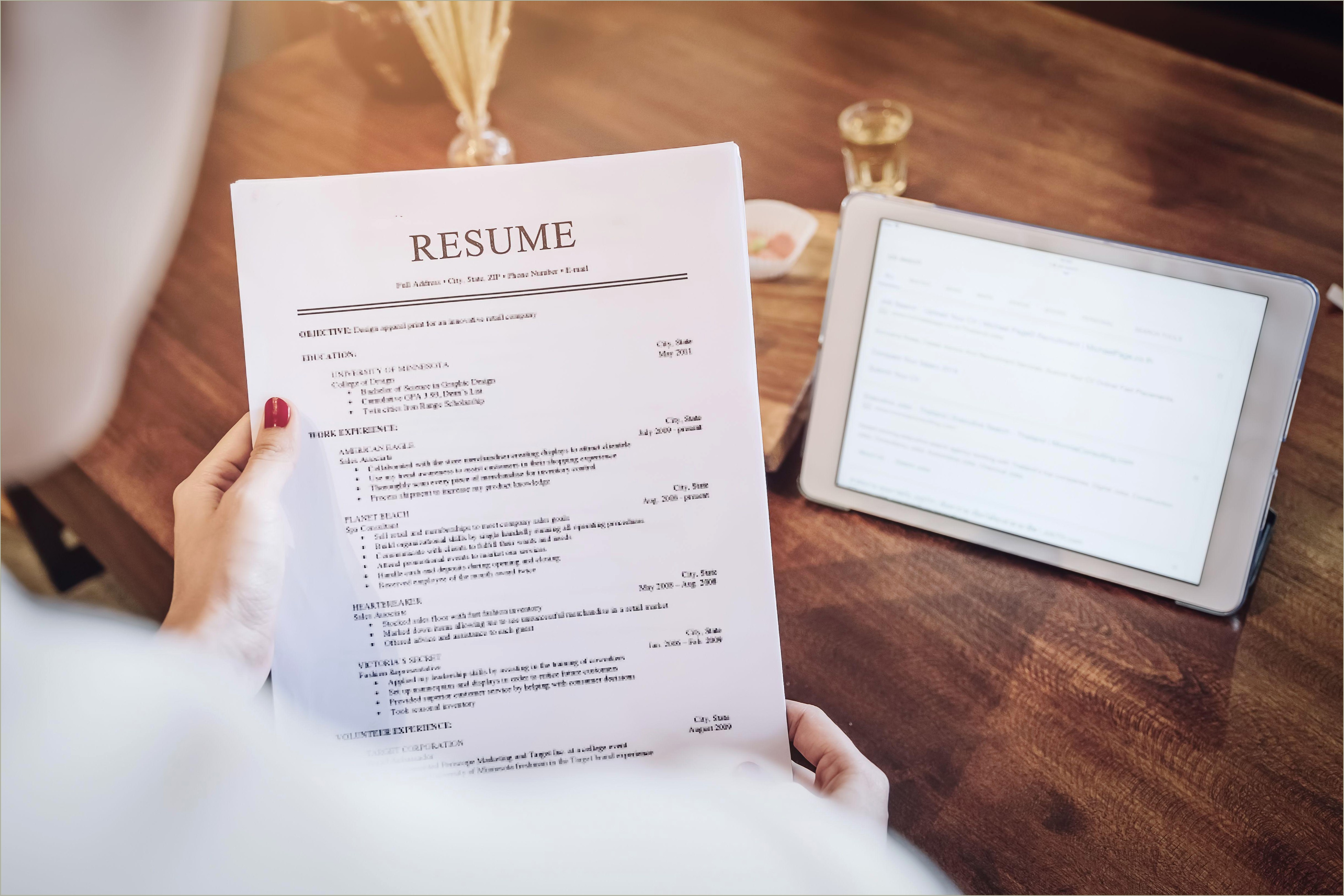 The Resume That Gets The Job